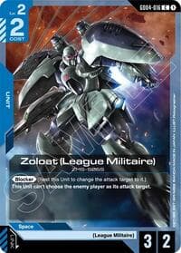 Zoloat (League Militaire) - Phantom Aria - Gundam Card Game card