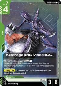 Kikeroga (MS Mode) (GQ) - Phantom Aria - Gundam Card Game card