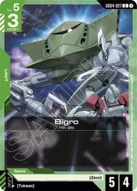 Bigro - Phantom Aria - Gundam Card Game card