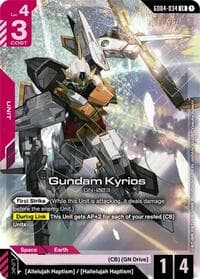Gundam Kyrios - Phantom Aria - Gundam Card Game card