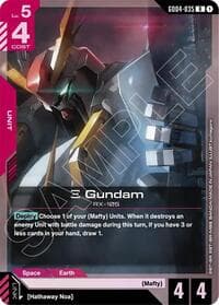 Xi Gundam - Phantom Aria - Gundam Card Game card