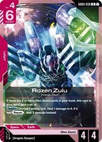 Rozen Zulu - Phantom Aria - Gundam Card Game card