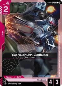 Schuzrum-Galluss - Phantom Aria - Gundam Card Game card