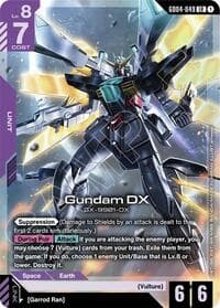 Gundam DX - Phantom Aria - Gundam Card Game card