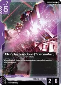 Gundam Virtue (Trans-Am) - Phantom Aria - Gundam Card Game card