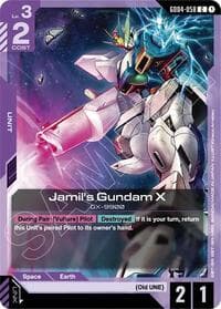 Jamil's Gundam X - Phantom Aria - Gundam Card Game card