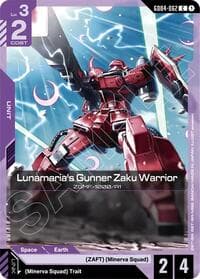 Lunamaria's Gunner Zaku Warrior - Phantom Aria - Gundam Card Game card