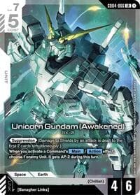 Unicorn Gundam (Awakened) - Phantom Aria - Gundam Card Game card