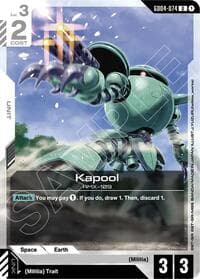 Kapool - Phantom Aria - Gundam Card Game card