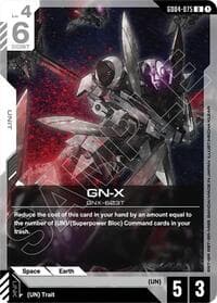 GN-X - Phantom Aria - Gundam Card Game card