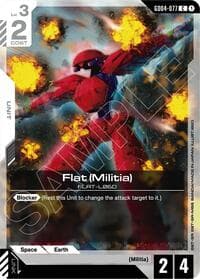 Flat (Militia) - Phantom Aria - Gundam Card Game card