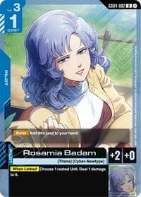 Rosamia Badam - Phantom Aria - Gundam Card Game card
