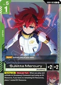 Suletta Mercury - Phantom Aria - Gundam Card Game card