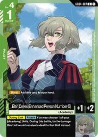 Elan Ceres (Enhanced Person Number 5) - Phantom Aria - Gundam Card Game card
