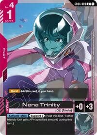 Nena Trinity - Phantom Aria - Gundam Card Game card