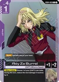 Rey Za Burrel - Phantom Aria - Gundam Card Game card