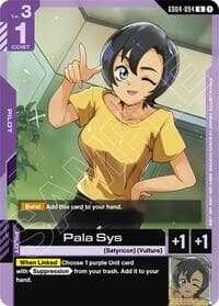Pala Sys - Phantom Aria - Gundam Card Game card