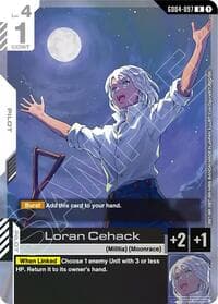 Loran Cehack - Phantom Aria - Gundam Card Game card