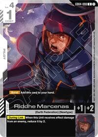 Riddhe Marcenas - Phantom Aria - Gundam Card Game card