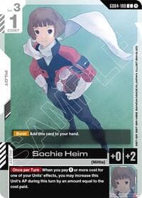 Sochie Heim - Phantom Aria - Gundam Card Game card