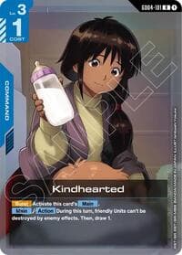 Kindhearted - Phantom Aria - Gundam Card Game card