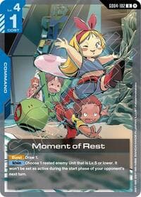 Moment of Rest - Phantom Aria - Gundam Card Game card