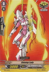 Shining Lady - Trial Deck 3: Golden Mechanical Soldier - Cardfight Vanguard card