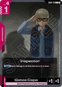 Inspector - Phantom Aria - Gundam Card Game card