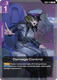 Damage Control - Phantom Aria - Gundam Card Game card