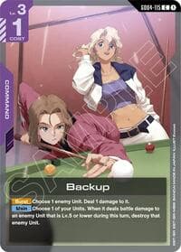 Backup - Phantom Aria - Gundam Card Game card