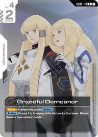 Graceful Demeanor - Phantom Aria - Gundam Card Game card