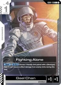 Fighting Alone - Phantom Aria - Gundam Card Game card
