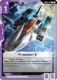 Freeden II - Phantom Aria - Gundam Card Game card