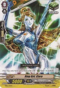 Ring Girl, Clara - Trial Deck 3: Golden Mechanical Soldier - Cardfight Vanguard card
