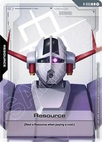 Resource (R-033) - Phantom Aria - Gundam Card Game card