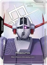 Resource (R-033) (C+) - Phantom Aria - Gundam Card Game card