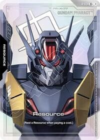 Resource (R-034) (C+) - Phantom Aria - Gundam Card Game card