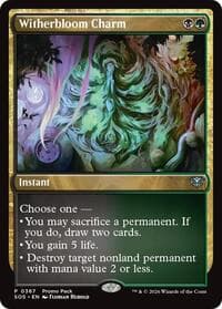Witherbloom Charm - Promo Pack: Secrets of Strixhaven - Magic: The Gathering card
