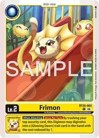 Frimon - Dual Revolution - Digimon Card Game card