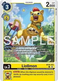 Liollmon - Dual Revolution - Digimon Card Game card