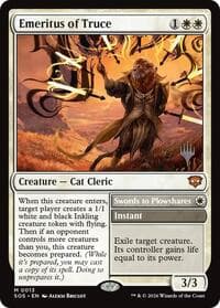 Emeritus of Truce - Promo Pack: Secrets of Strixhaven - Magic: The Gathering card
