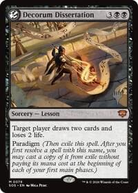 Decorum Dissertation - Promo Pack: Secrets of Strixhaven - Magic: The Gathering card