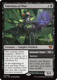 Emeritus of Woe - Promo Pack: Secrets of Strixhaven - Magic: The Gathering card