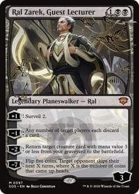 Ral Zarek, Guest Lecturer - Promo Pack: Secrets of Strixhaven - Magic: The Gathering card