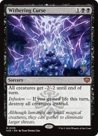 Withering Curse - Promo Pack: Secrets of Strixhaven - Magic: The Gathering card