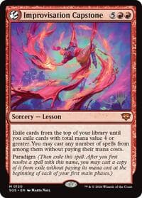 Improvisation Capstone - Promo Pack: Secrets of Strixhaven - Magic: The Gathering card