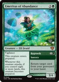 Emeritus of Abundance - Promo Pack: Secrets of Strixhaven - Magic: The Gathering card