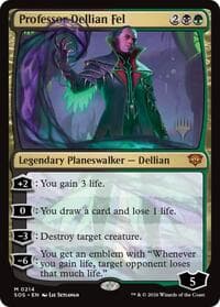 Professor Dellian Fel - Promo Pack: Secrets of Strixhaven - Magic: The Gathering card