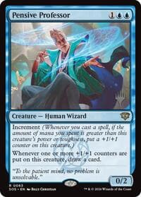 Pensive Professor - Promo Pack: Secrets of Strixhaven - Magic: The Gathering card