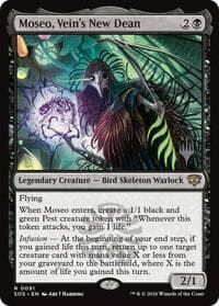 Moseo, Vein's New Dean - Promo Pack: Secrets of Strixhaven - Magic: The Gathering card
